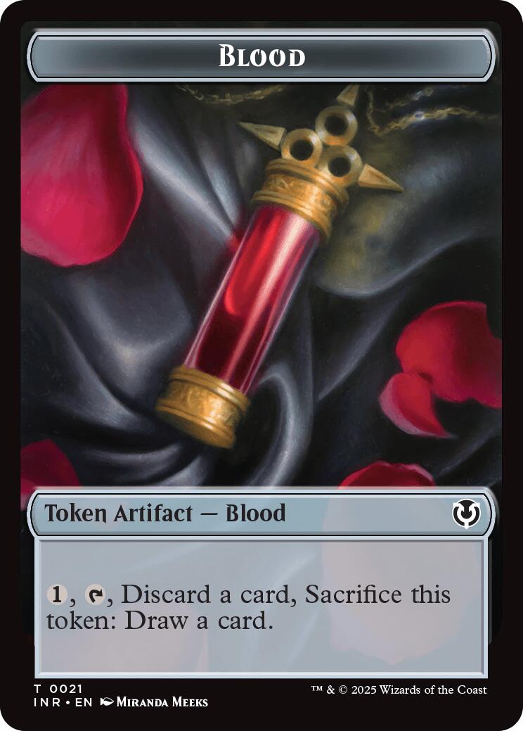 Blood // Clue Double-Sided Token [Innistrad Remastered Tokens] | Deep Dive Games St. Marys