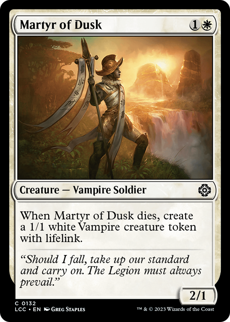 Martyr of Dusk [The Lost Caverns of Ixalan Commander] | Deep Dive Games St. Marys