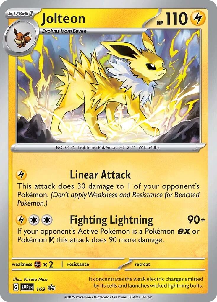 Jolteon (SVP169) [Scarlet & Violet: Black Star Promos] | Deep Dive Games St. Marys