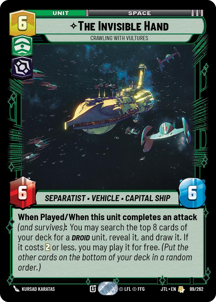 The Invisible Hand - Crawling With Vultures (089/262) (089/257) [Jump to Lightspeed] | Deep Dive Games St. Marys