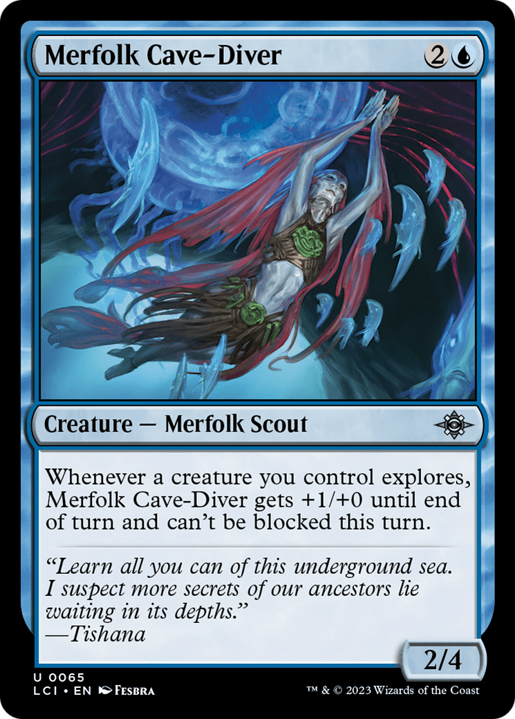 Merfolk Cave-Diver [The Lost Caverns of Ixalan] | Deep Dive Games St. Marys