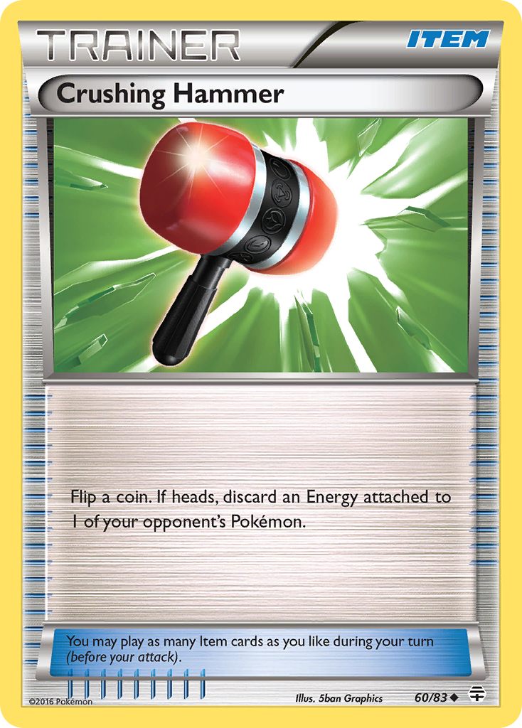 Crushing Hammer (60/83) [XY: Generations] | Deep Dive Games St. Marys