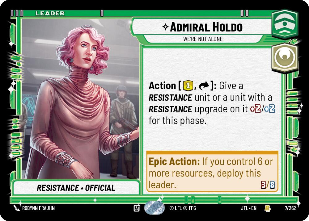 Admiral Holdo - We're Not Alone (007/262) (007/257) [Jump to Lightspeed] | Deep Dive Games St. Marys