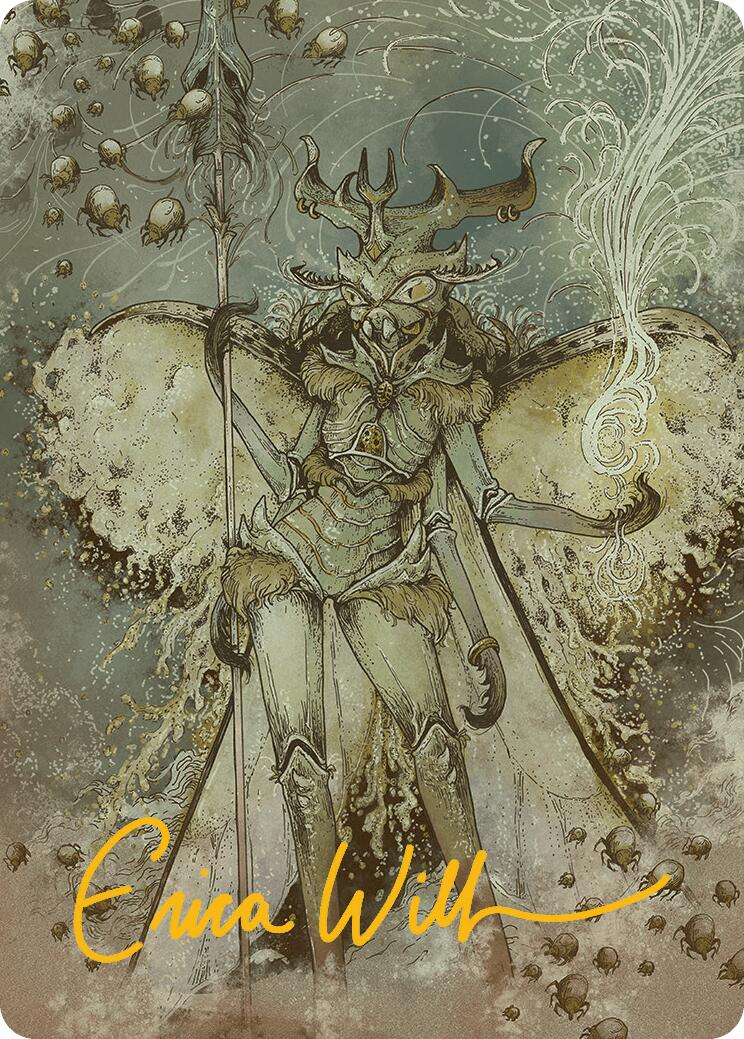 Aatchik, Emerald Radian Art Card (6/54) (Gold-Stamped Signature) [Aetherdrift Art Series] | Deep Dive Games St. Marys