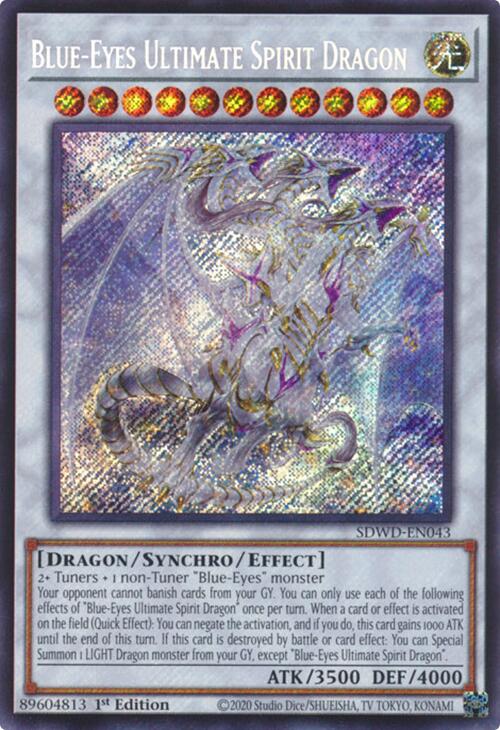 Blue-Eyes Ultimate Spirit Dragon (Secret Rare) [SDWD-EN043] Secret Rare | Deep Dive Games St. Marys