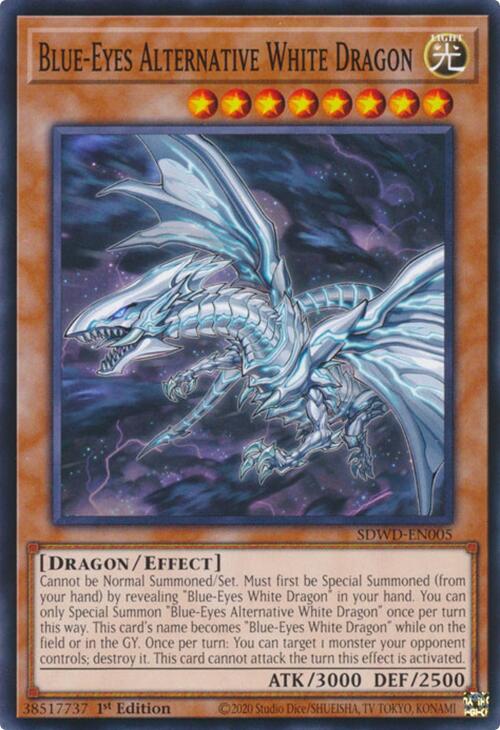 Blue-Eyes Alternative White Dragon [SDWD-EN005] Common | Deep Dive Games St. Marys