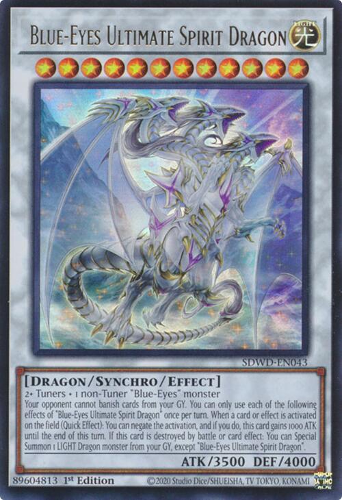 Blue-Eyes Ultimate Spirit Dragon [SDWD-EN043] Ultra Rare | Deep Dive Games St. Marys