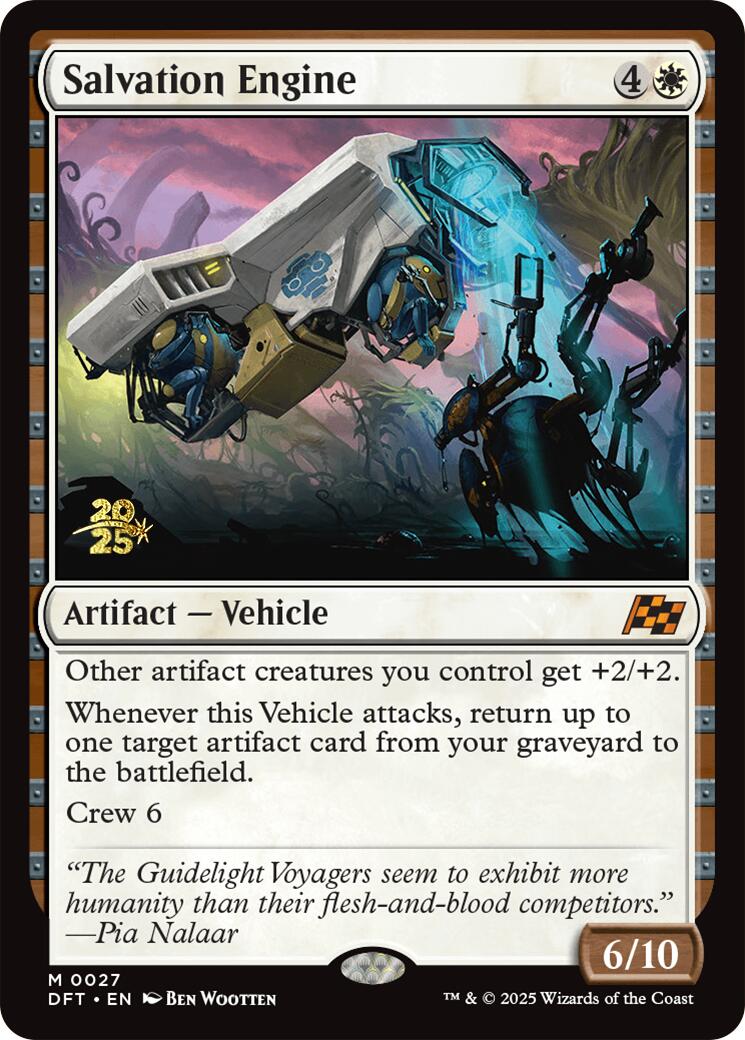 Salvation Engine [Aetherdrift Prerelease Promos] | Deep Dive Games St. Marys