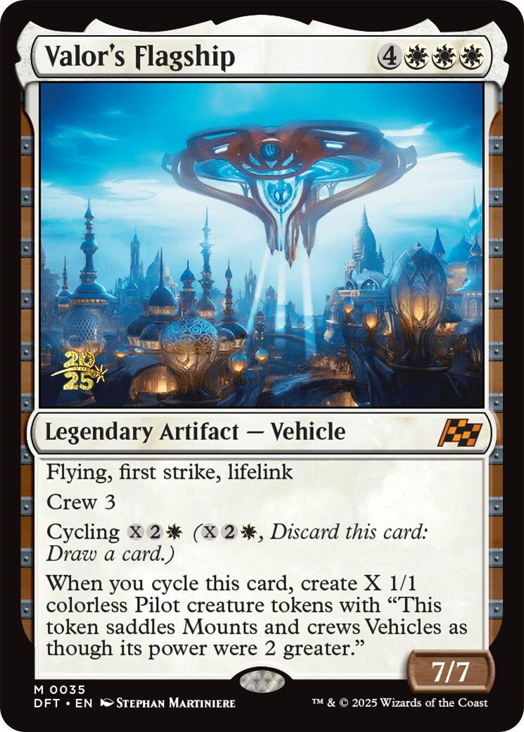 Valor's Flagship [Aetherdrift Prerelease Promos] | Deep Dive Games St. Marys