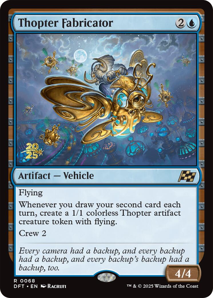 Thopter Fabricator [Aetherdrift Prerelease Promos] | Deep Dive Games St. Marys