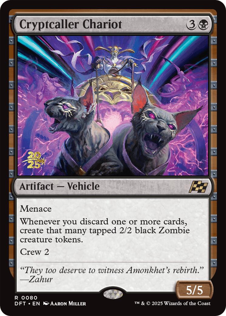 Cryptcaller Chariot [Aetherdrift Prerelease Promos] | Deep Dive Games St. Marys