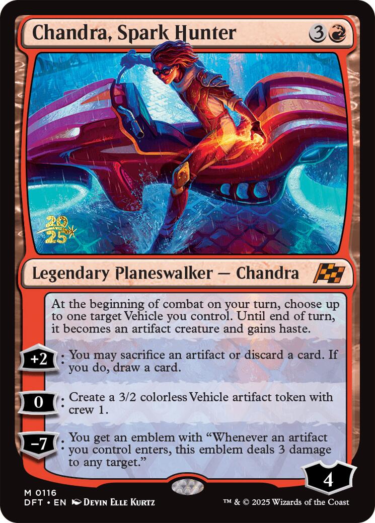 Chandra, Spark Hunter [Aetherdrift Prerelease Promos] | Deep Dive Games St. Marys