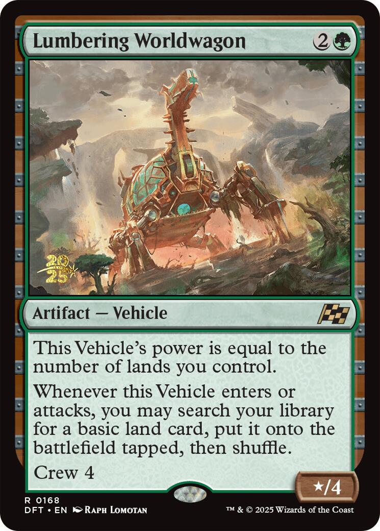 Lumbering Worldwagon [Aetherdrift Prerelease Promos] | Deep Dive Games St. Marys