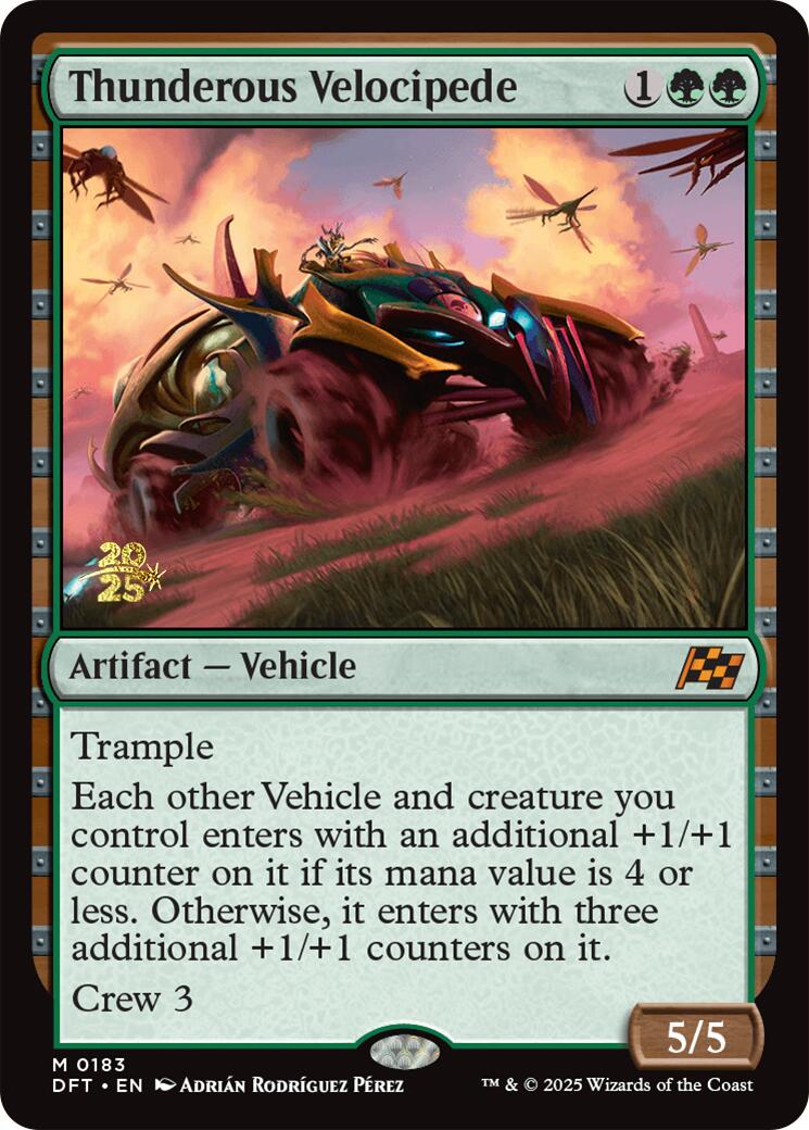 Thunderous Velocipede [Aetherdrift Prerelease Promos] | Deep Dive Games St. Marys