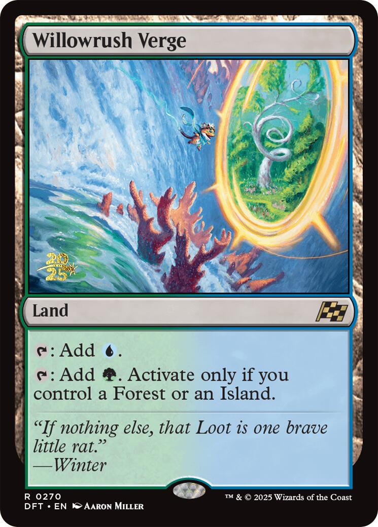 Willowrush Verge [Aetherdrift Prerelease Promos] | Deep Dive Games St. Marys