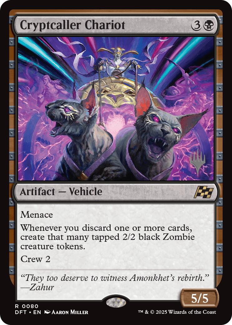 Cryptcaller Chariot [Aetherdrift Promos] | Deep Dive Games St. Marys