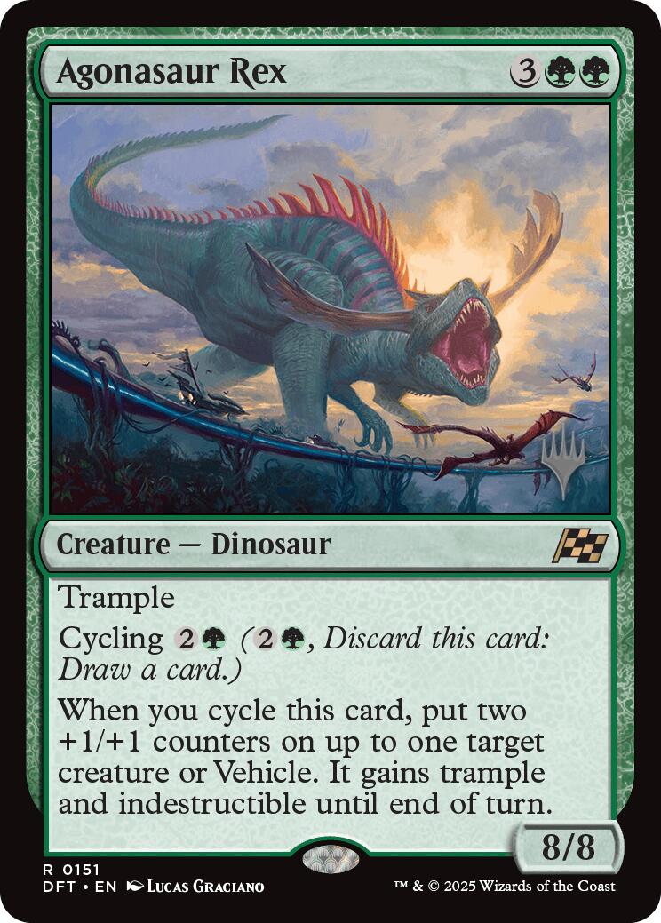 Agonasaur Rex [Aetherdrift Promos] | Deep Dive Games St. Marys