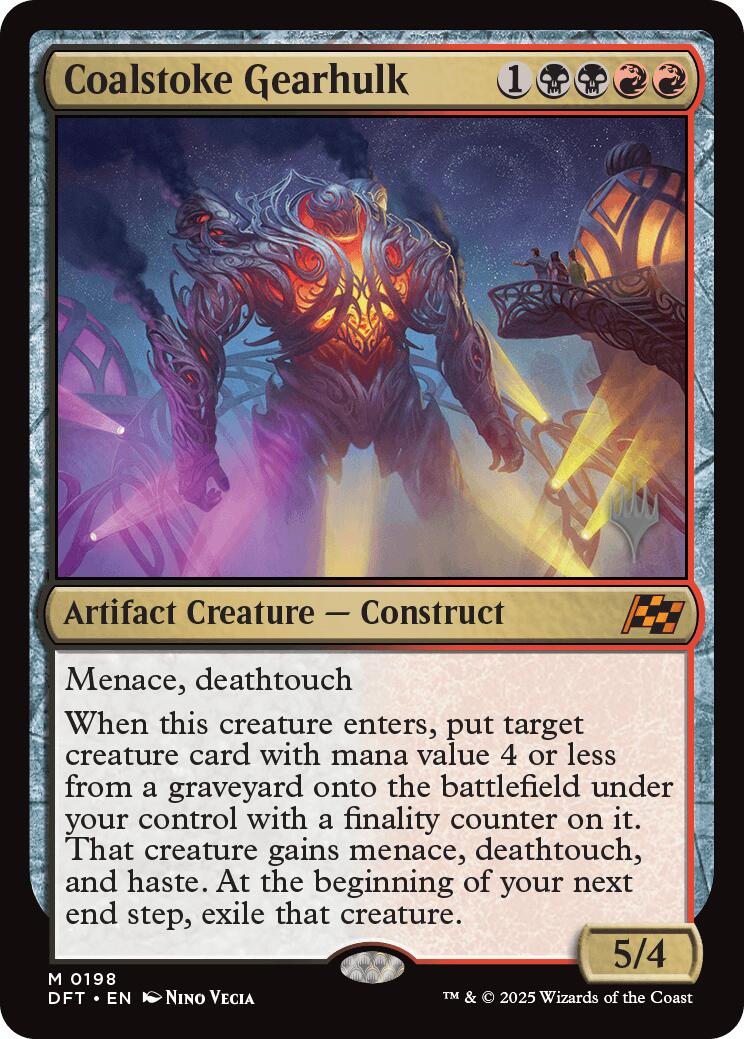 Coalstoke Gearhulk (Promo Pack) [Aetherdrift Promos] | Deep Dive Games St. Marys