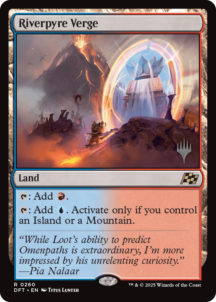 Riverpyre Verge (Promo Pack) [Aetherdrift Promos] | Deep Dive Games St. Marys
