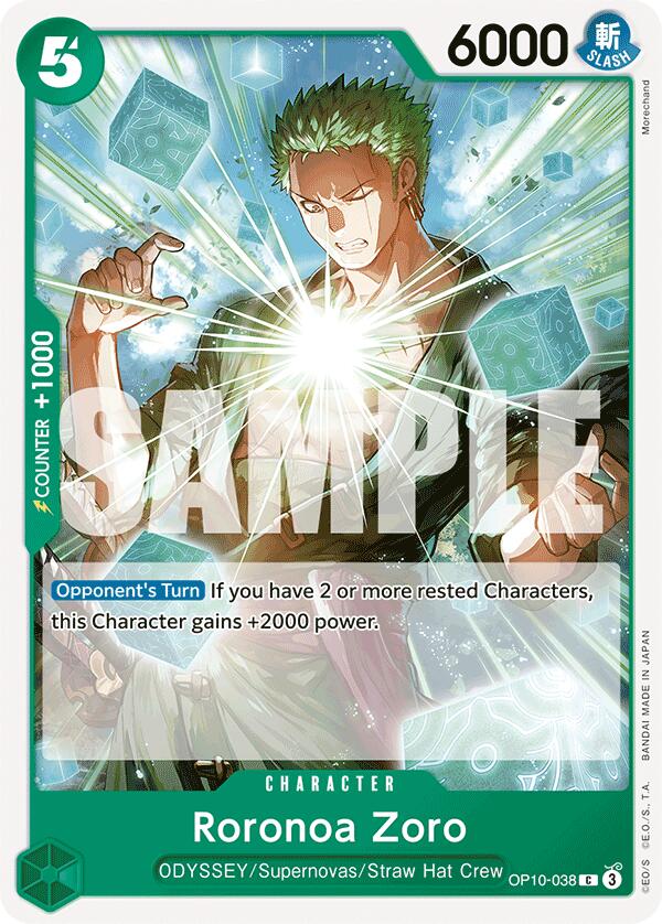 Roronoa Zoro (038) [Royal Blood] | Deep Dive Games St. Marys