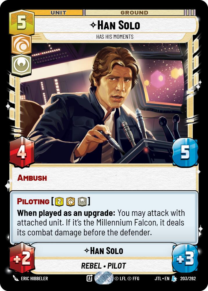 Han Solo - Has His Moments (203/262) (203/257) [Jump to Lightspeed] | Deep Dive Games St. Marys