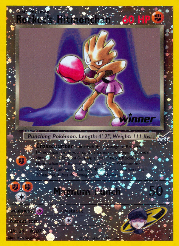 Rocket's Hitmonchan (9) (Winner) [Best of Promos] | Deep Dive Games St. Marys