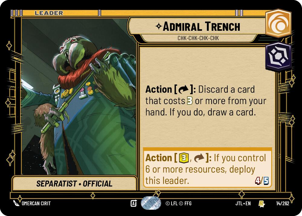 Admiral Trench - Chk-chk-chk-chk (014/262) (014/257) [Jump to Lightspeed] | Deep Dive Games St. Marys
