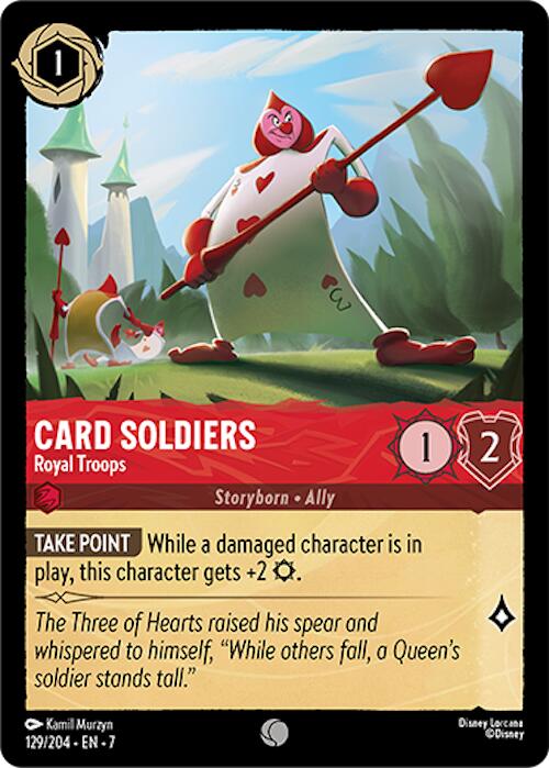 Card Soldiers - Royal Troops (129/204) [Archazia's Island] | Deep Dive Games St. Marys