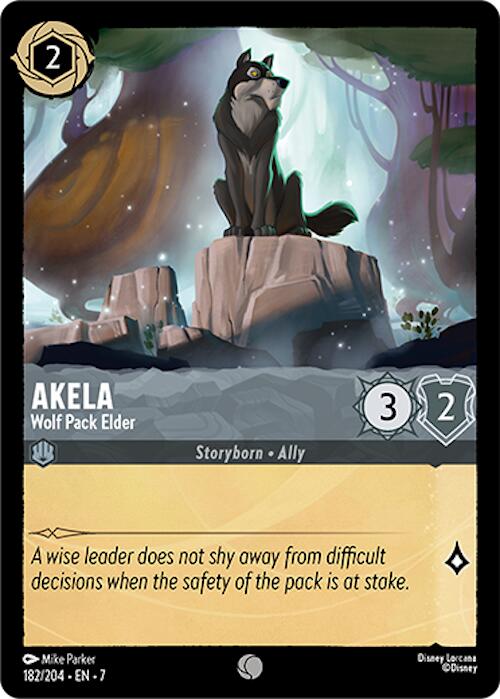 Akela - Wolf Pack Elder (182/204) [Archazia's Island] | Deep Dive Games St. Marys