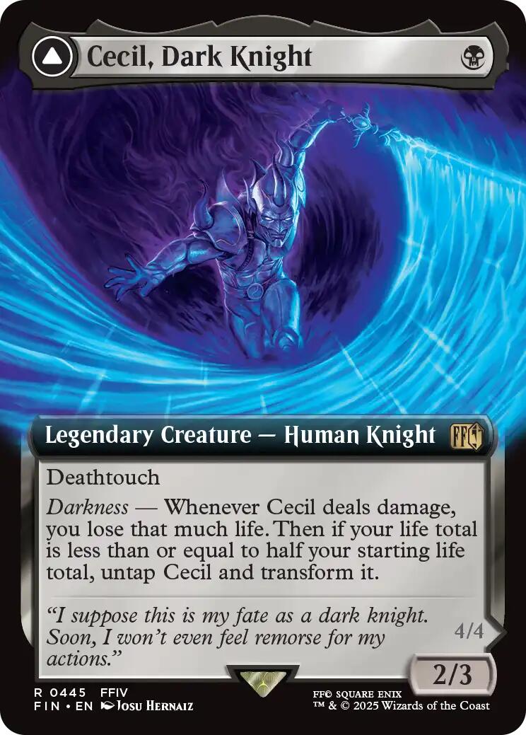 Cecil, Dark Knight // Cecil, Redeemed Paladin (Extended Art) [FINAL FANTASY] | Deep Dive Games St. Marys