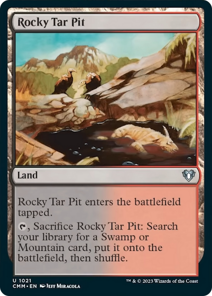 Rocky Tar Pit [Commander Masters] | Deep Dive Games St. Marys