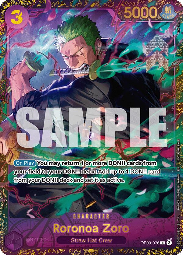 Roronoa Zoro (Championship 25-26 Regionals Season 1) [One Piece Promotion Cards] | Deep Dive Games St. Marys