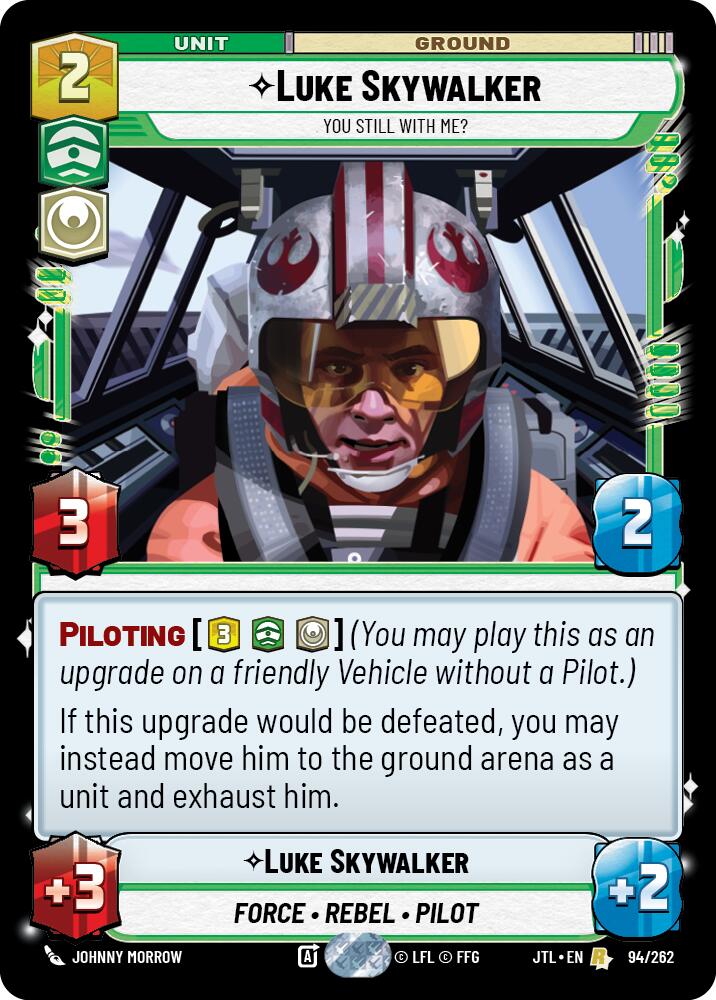 Luke Skywalker - You Still With Me? (094/262) (094/257) [Jump to Lightspeed] | Deep Dive Games St. Marys