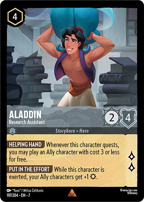 Aladdin - Research Assistant (197/204) [Archazia's Island] | Deep Dive Games St. Marys