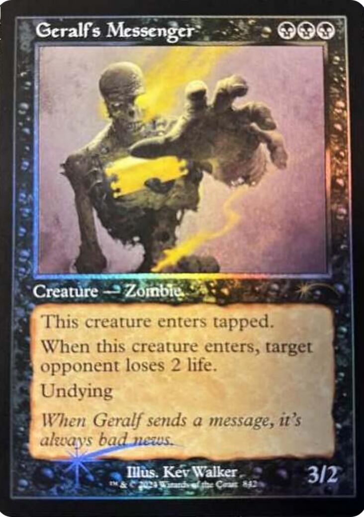 Geralf's Messenger (842) (Retro Frame) [Secret Lair Drop Series] | Deep Dive Games St. Marys