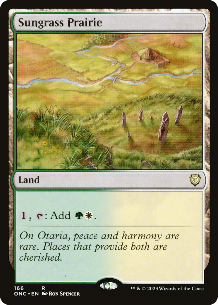 Sungrass Prairie [Phyrexia: All Will Be One Commander] | Deep Dive Games St. Marys