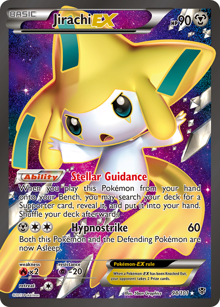 Jirachi EX (98/101) [Black & White: Plasma Blast] | Deep Dive Games St. Marys