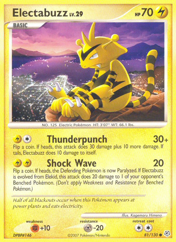 Electabuzz (81/130) [Diamond & Pearl: Base Set] | Deep Dive Games St. Marys