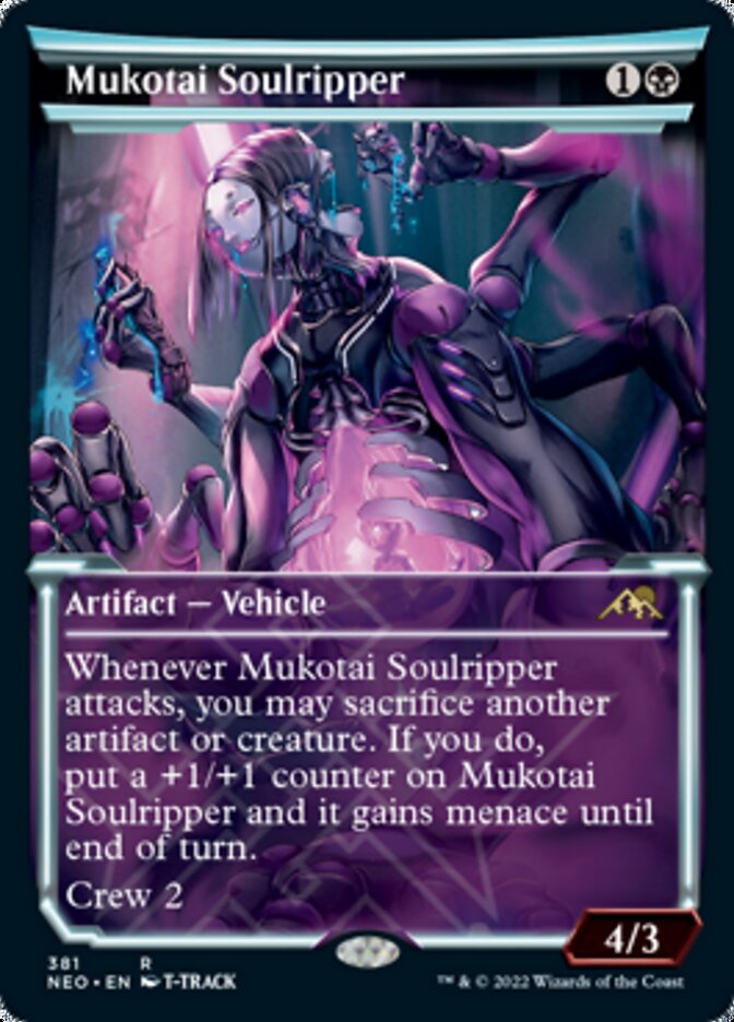 Mukotai Soulripper (Showcase Soft Glow) [Kamigawa: Neon Dynasty] | Deep Dive Games St. Marys