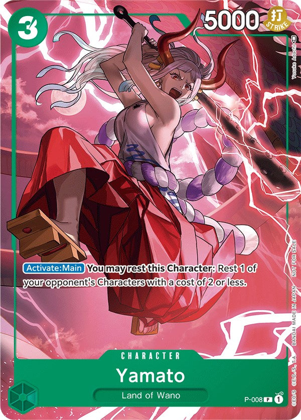 Yamato (Tournament Pack Vol. 1) [One Piece Promotion Cards] | Deep Dive Games St. Marys