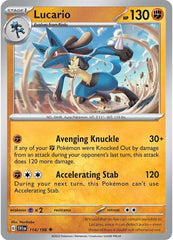 Lucario (114/198) [Scarlet & Violet: Base Set] | Deep Dive Games St. Marys