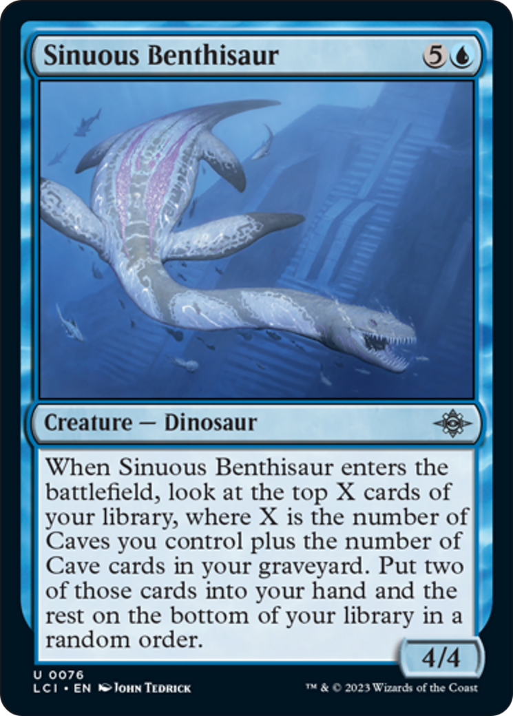 Sinuous Benthisaur [The Lost Caverns of Ixalan] | Deep Dive Games St. Marys