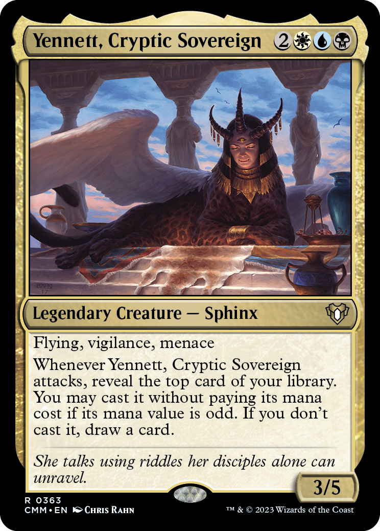 Yennett, Cryptic Sovereign [Commander Masters] | Deep Dive Games St. Marys