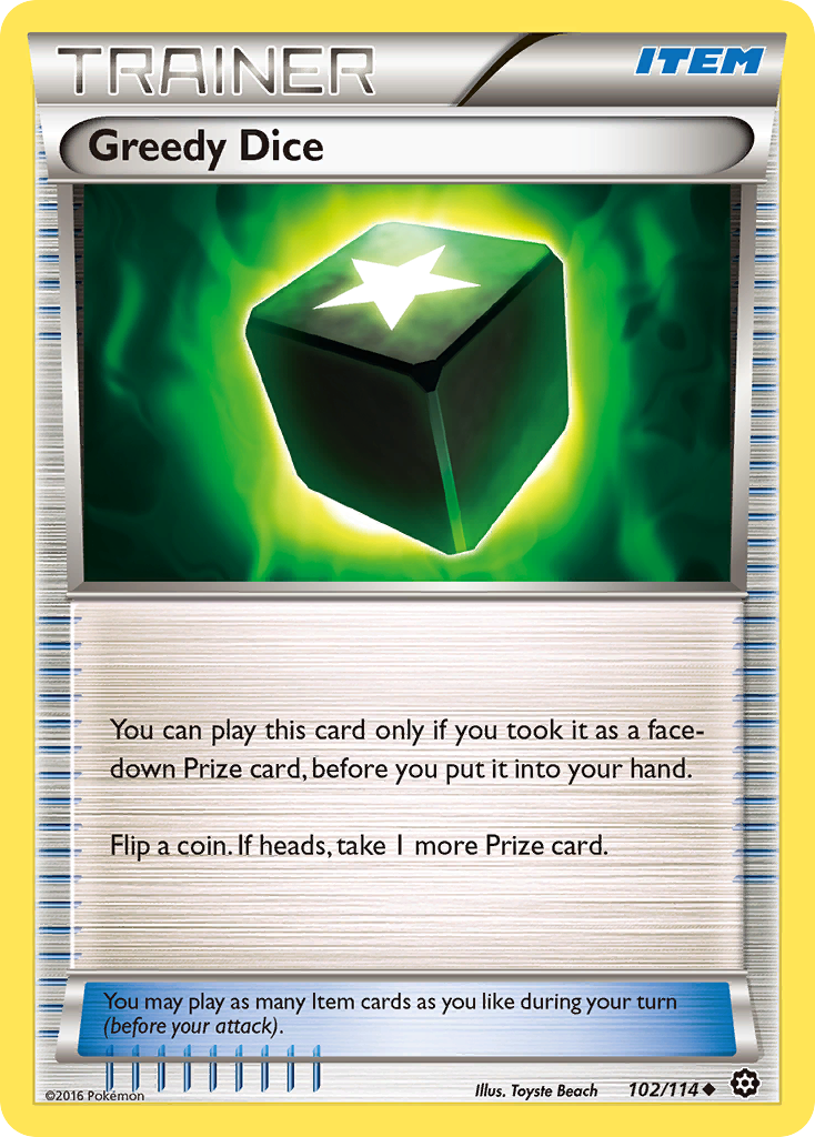 Greedy Dice (102/114) [XY: Steam Siege] | Deep Dive Games St. Marys