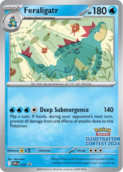 Feraligatr (213) [Scarlet & Violet: Black Star Promos] | Deep Dive Games St. Marys