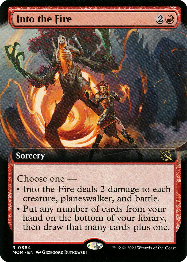 Into the Fire (Extended Art) [March of the Machine] | Deep Dive Games St. Marys