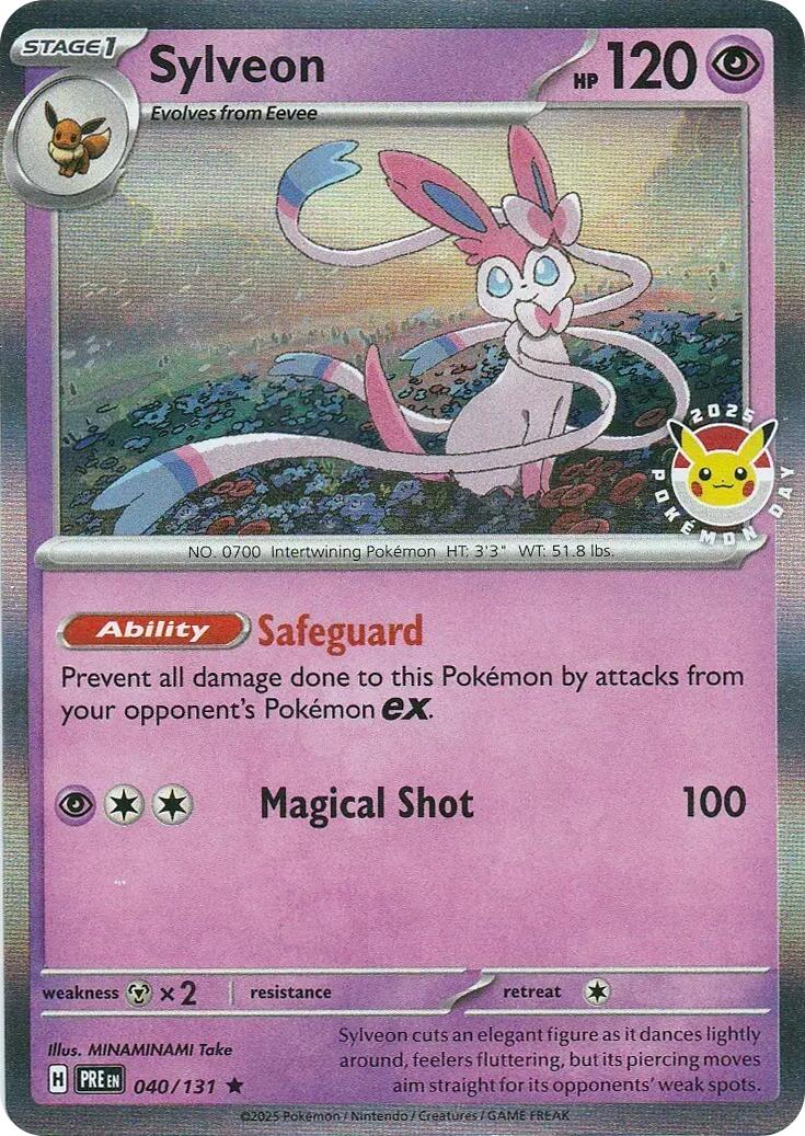 Sylveon (040/131) (Pokemon Day) [Scarlet & Violet: Prismatic Evolutions] | Deep Dive Games St. Marys