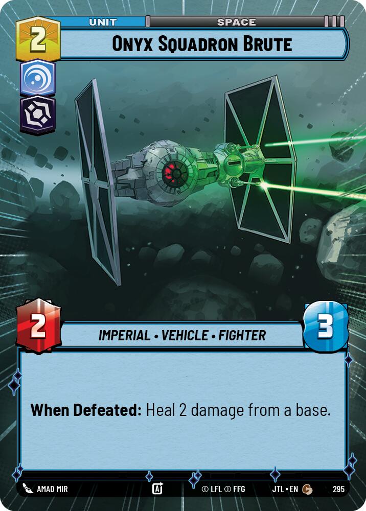 Onyx Squadron Brute (295) (Hyperspace) (295) [Jump to Lightspeed] | Deep Dive Games St. Marys