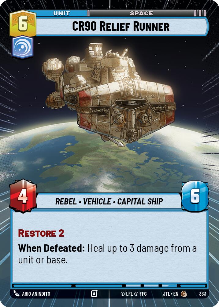 CR90 Relief Runner (333) (Hyperspace) (333) [Jump to Lightspeed] | Deep Dive Games St. Marys