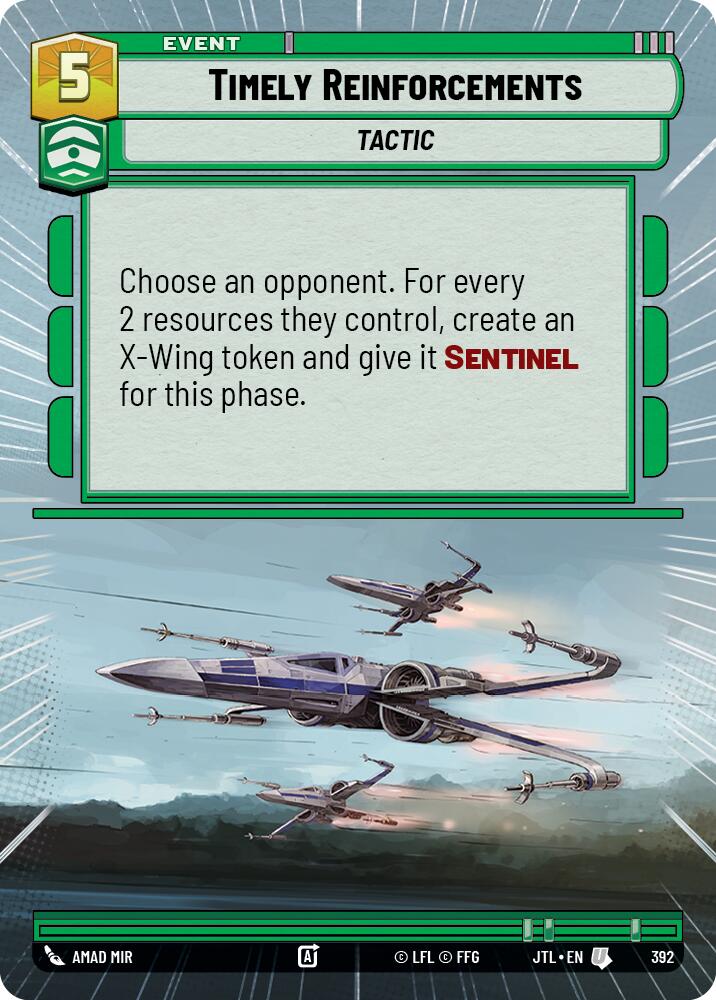 Timely Reinforcements (392) (Hyperspace) (392) [Jump to Lightspeed] | Deep Dive Games St. Marys
